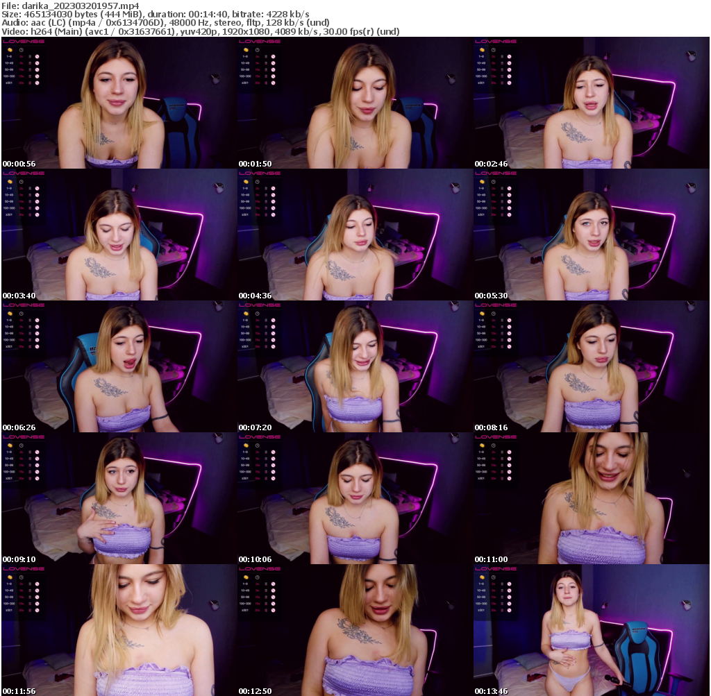 Preview thumb from darika on 2023-03-20 @ bongacams