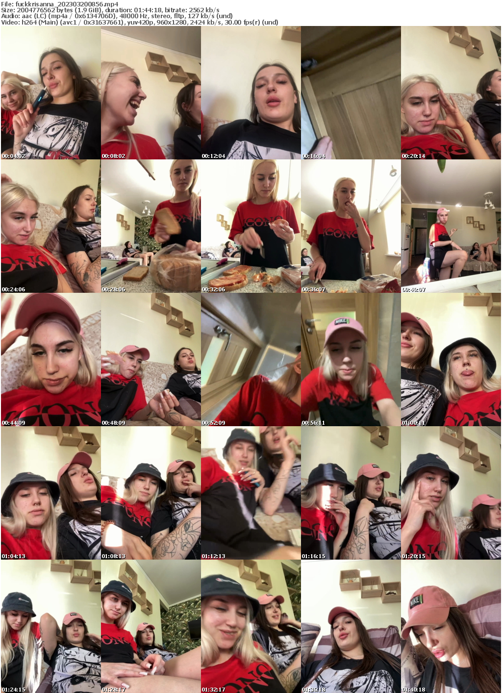 Preview thumb from fuckkrisanna on 2023-03-20 @ bongacams