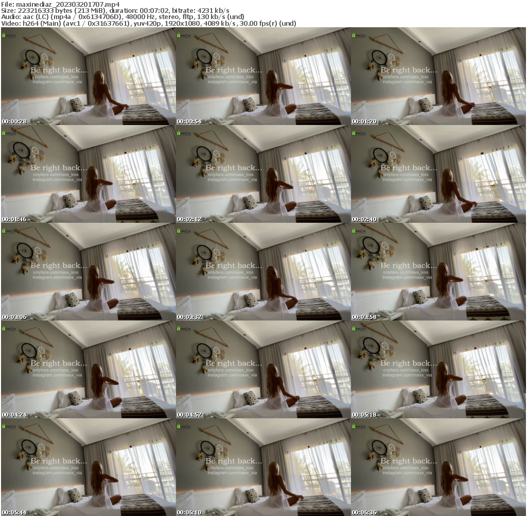 Preview thumb from maxinediaz on 2023-03-20 @ bongacams