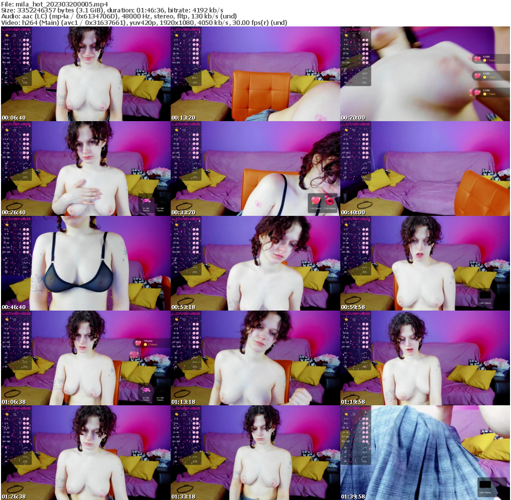 Preview thumb from mila_hot on 2023-03-20 @ bongacams