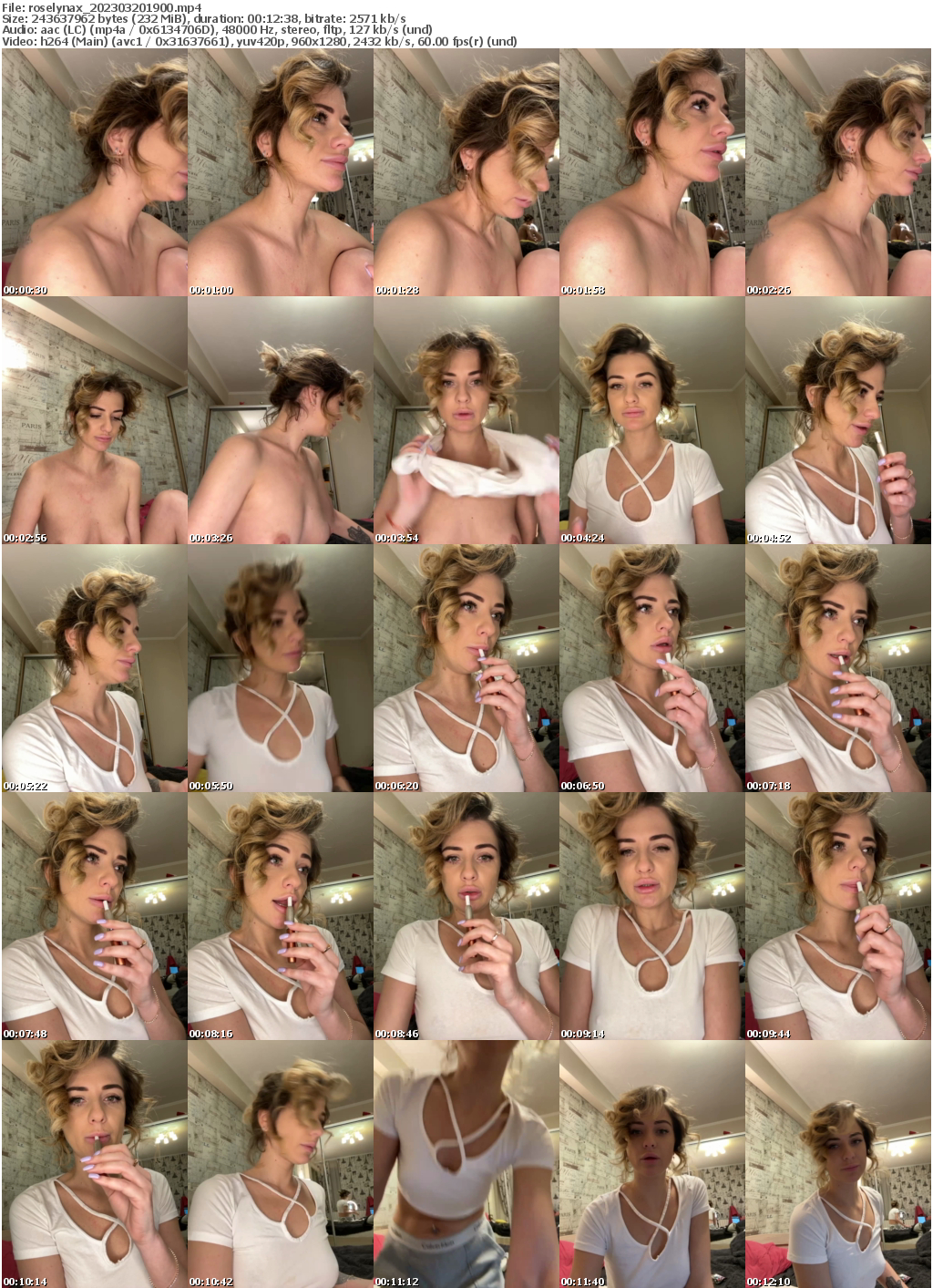 Preview thumb from roselynax on 2023-03-20 @ bongacams