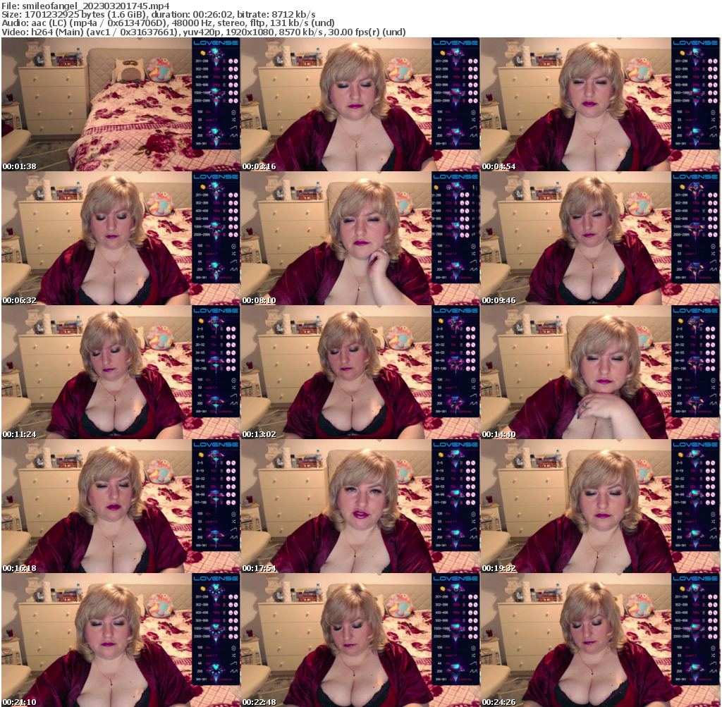 Preview thumb from smileofangel on 2023-03-20 @ bongacams