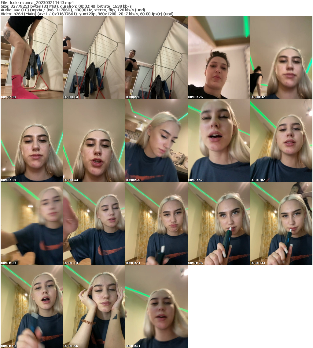 Preview thumb from fuckkrisanna on 2023-03-21 @ bongacams