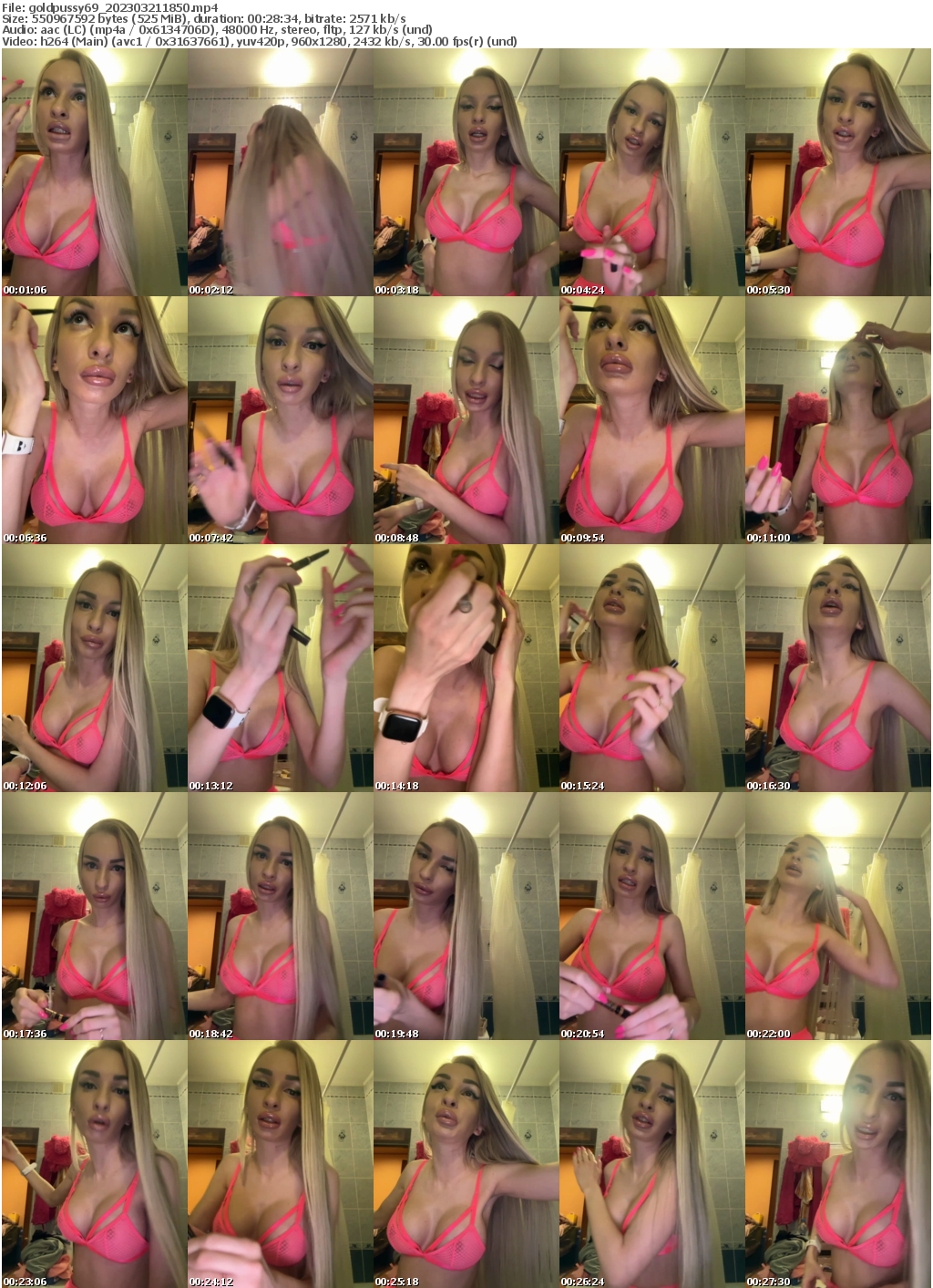 Preview thumb from goldpussy69 on 2023-03-21 @ bongacams