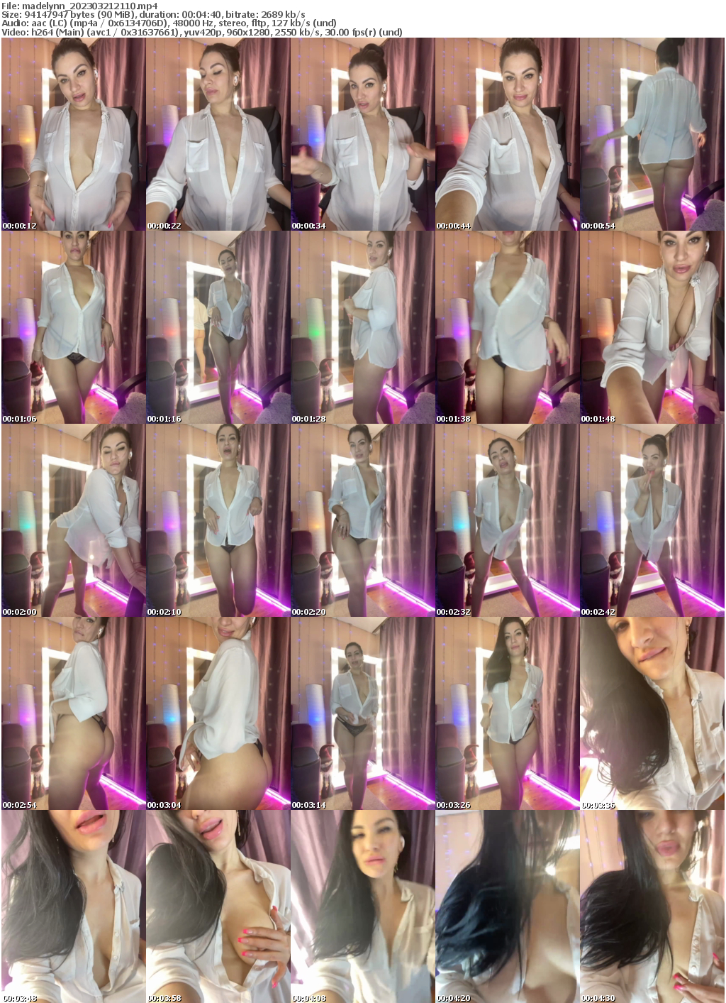 Preview thumb from madelynn on 2023-03-21 @ bongacams