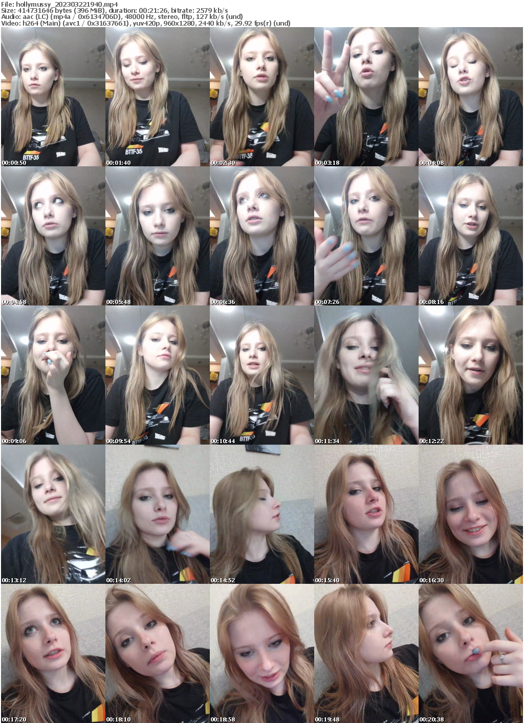 Preview thumb from hollymussy on 2023-03-22 @ bongacams