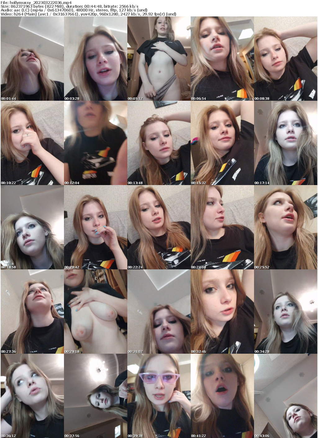 Preview thumb from hollymussy on 2023-03-22 @ bongacams