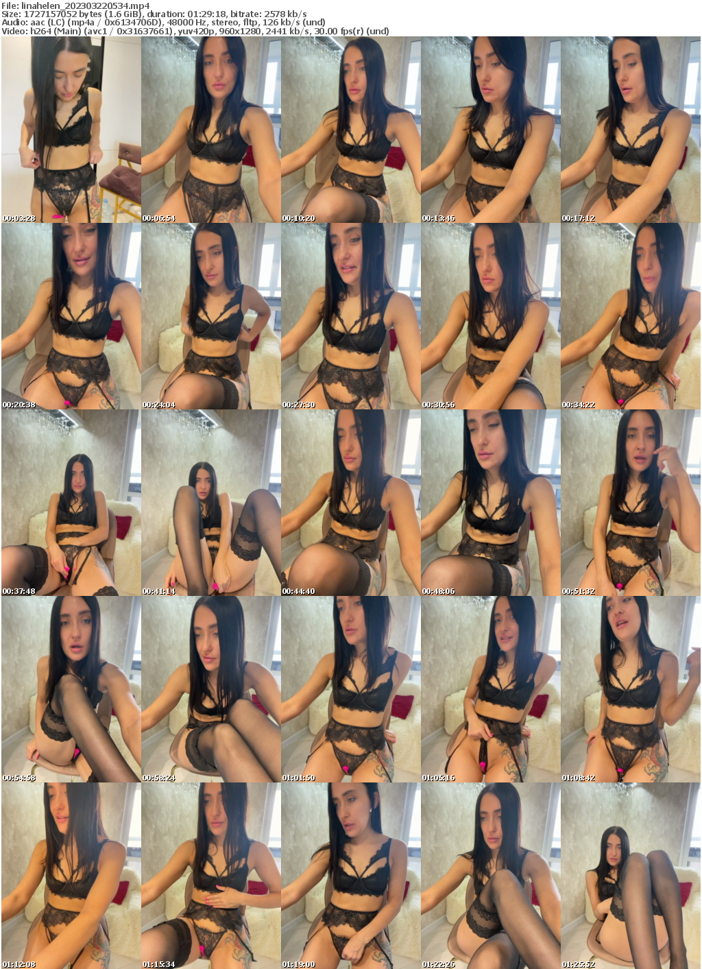 Preview thumb from linahelen on 2023-03-22 @ bongacams