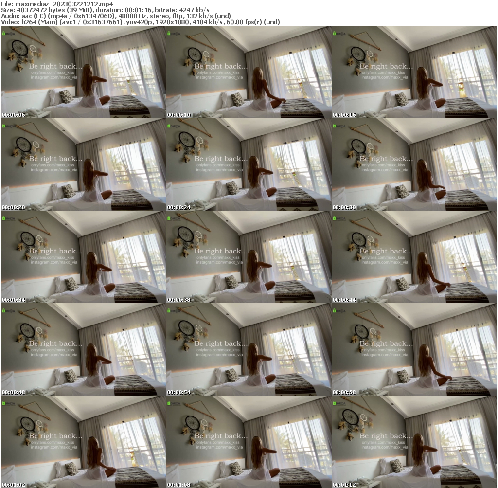 Preview thumb from maxinediaz on 2023-03-22 @ bongacams