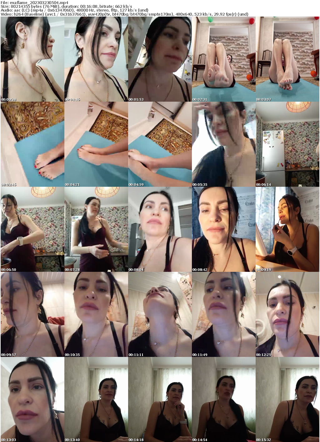 Preview thumb from evaflame on 2023-03-23 @ bongacams