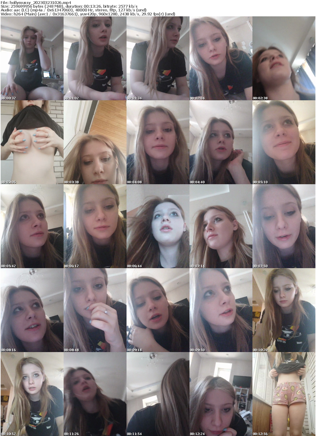 Preview thumb from hollymussy on 2023-03-23 @ bongacams