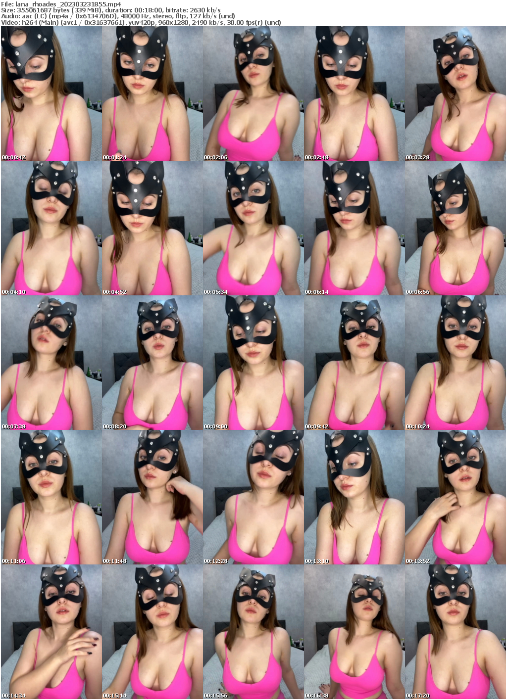 Preview thumb from lana_rhoades on 2023-03-23 @ bongacams