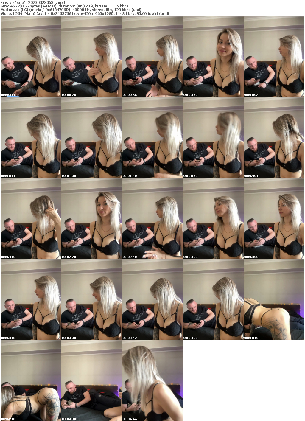 Preview thumb from vik1one1 on 2023-03-23 @ bongacams