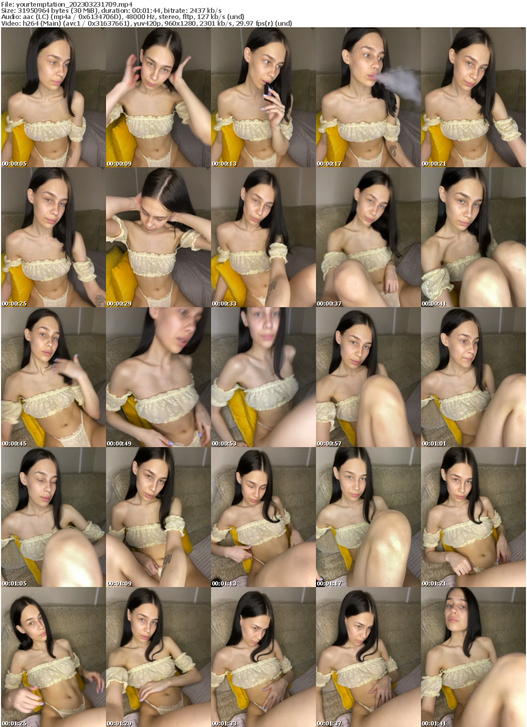 Preview thumb from yourtemptation on 2023-03-23 @ bongacams