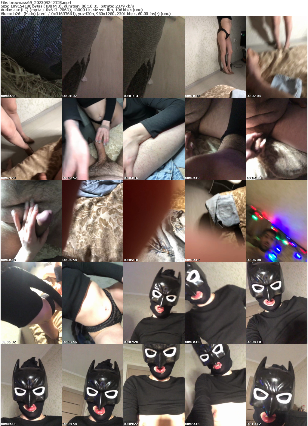 Preview thumb from brownass69 on 2023-03-24 @ bongacams