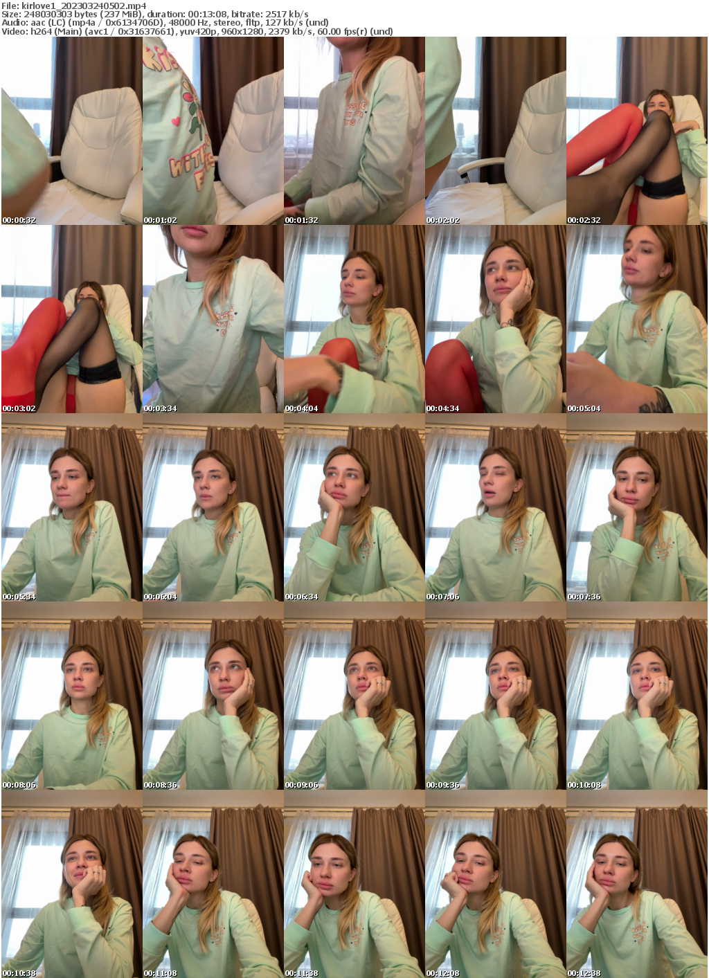 Preview thumb from kirlove1 on 2023-03-24 @ bongacams