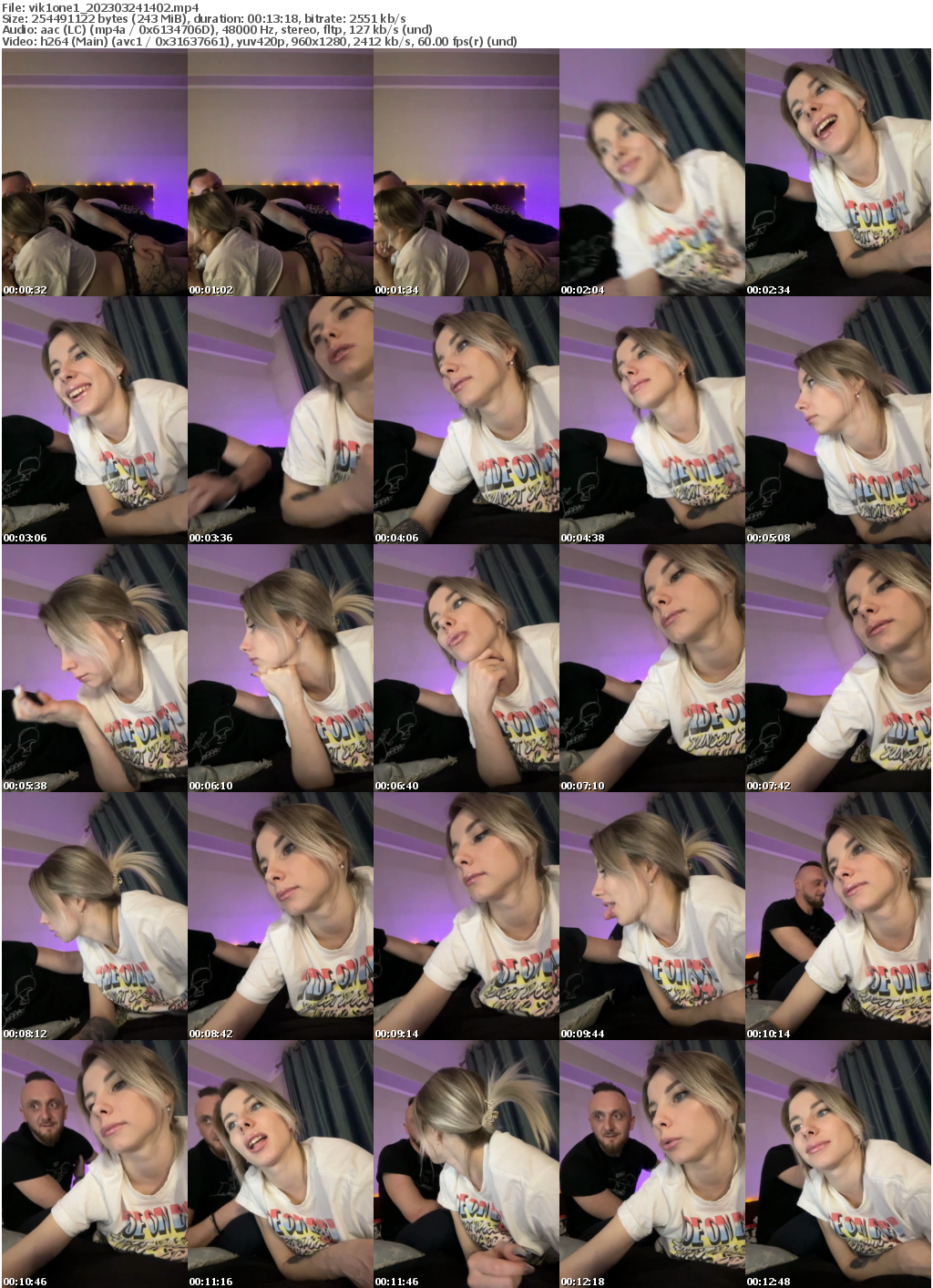 Preview thumb from vik1one1 on 2023-03-24 @ bongacams