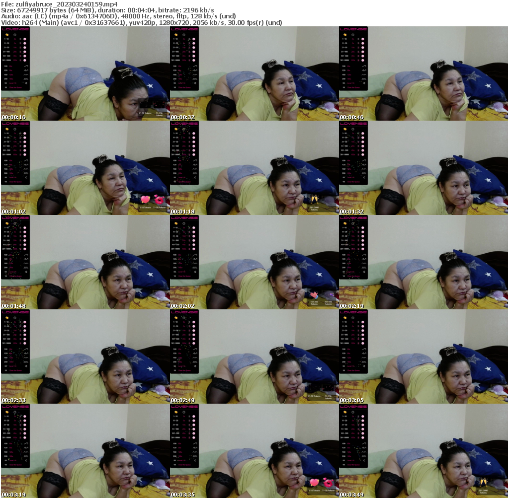 Preview thumb from zulfiyabruce on 2023-03-24 @ bongacams