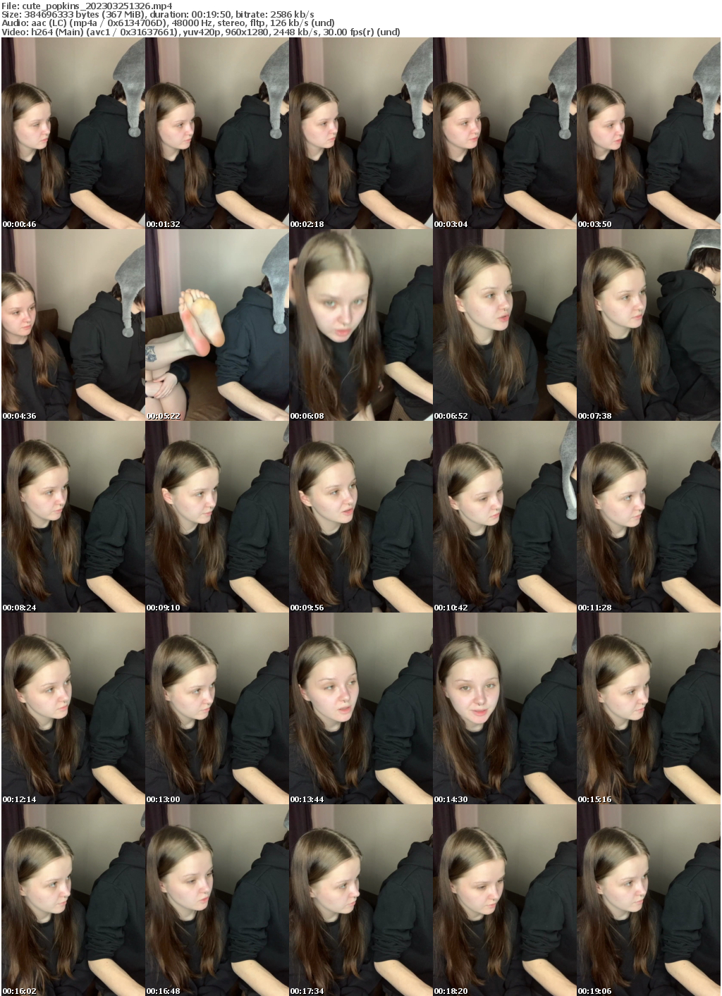 Preview thumb from cute_popkins on 2023-03-25 @ bongacams