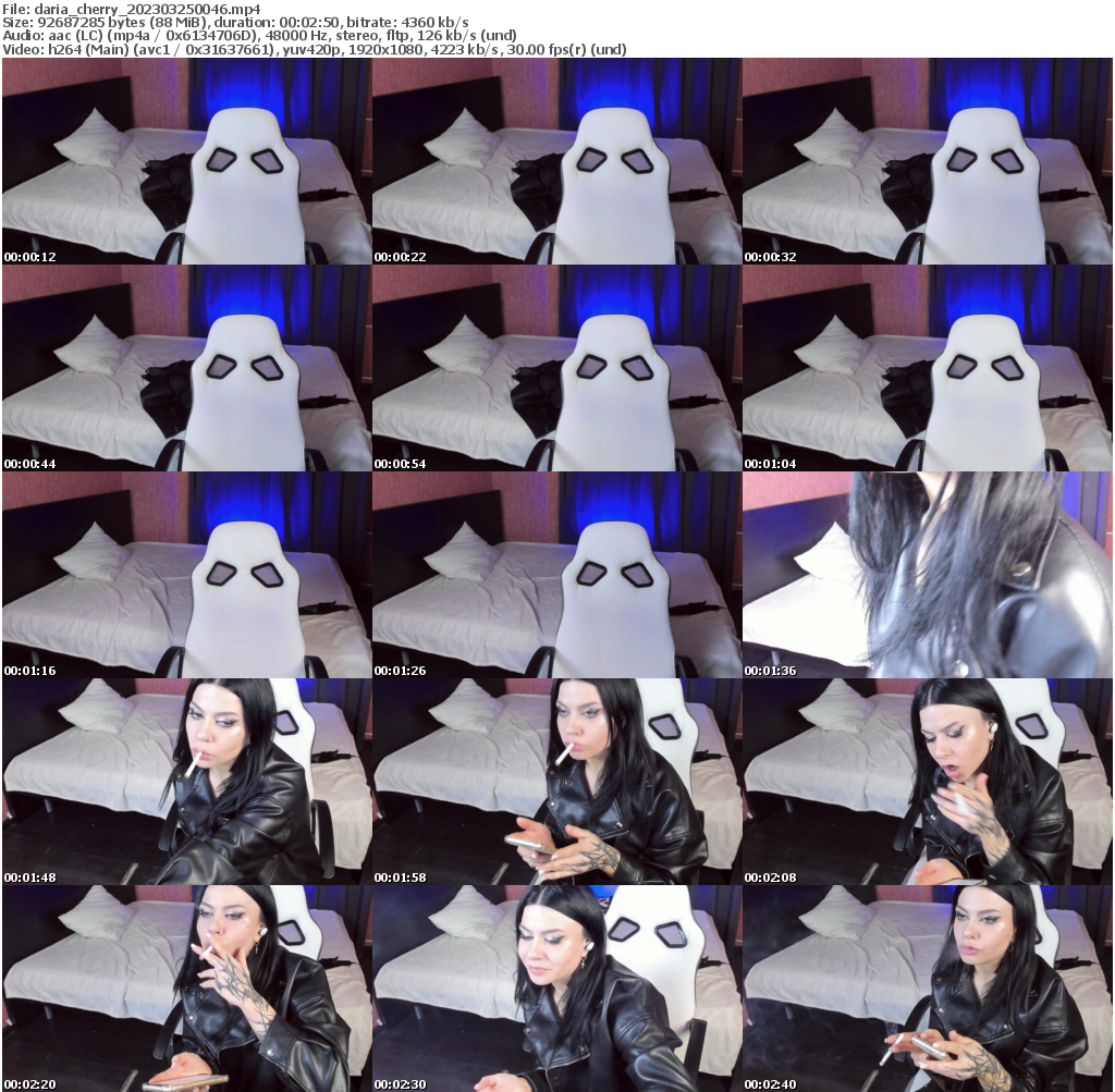 Preview thumb from daria_cherry on 2023-03-25 @ bongacams