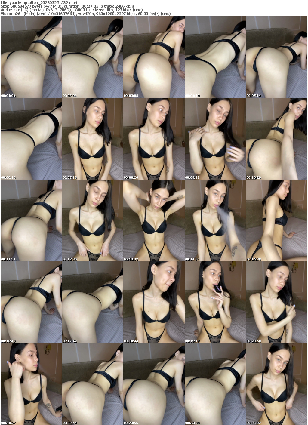 Preview thumb from yourtemptation on 2023-03-25 @ bongacams