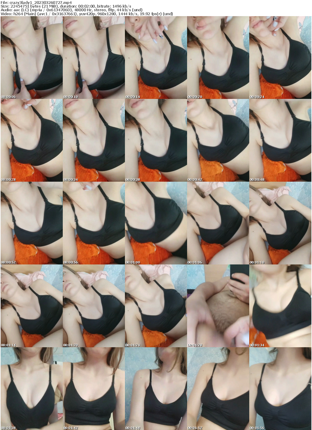 Preview thumb from crazy3lady1 on 2023-03-26 @ bongacams