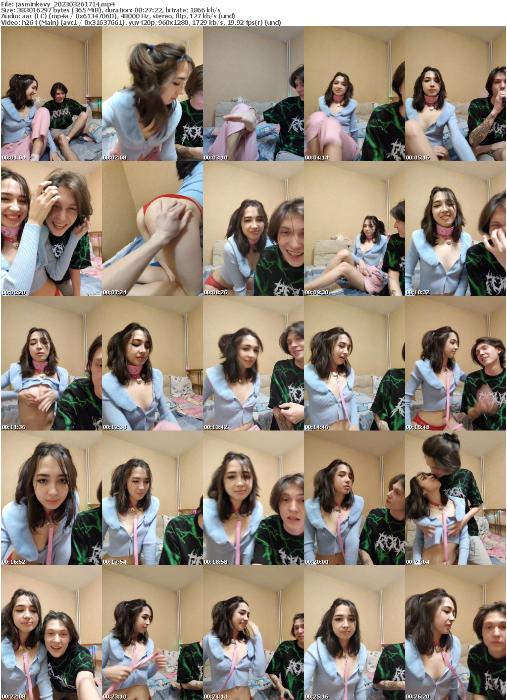 Preview thumb from jasminkevy on 2023-03-26 @ bongacams