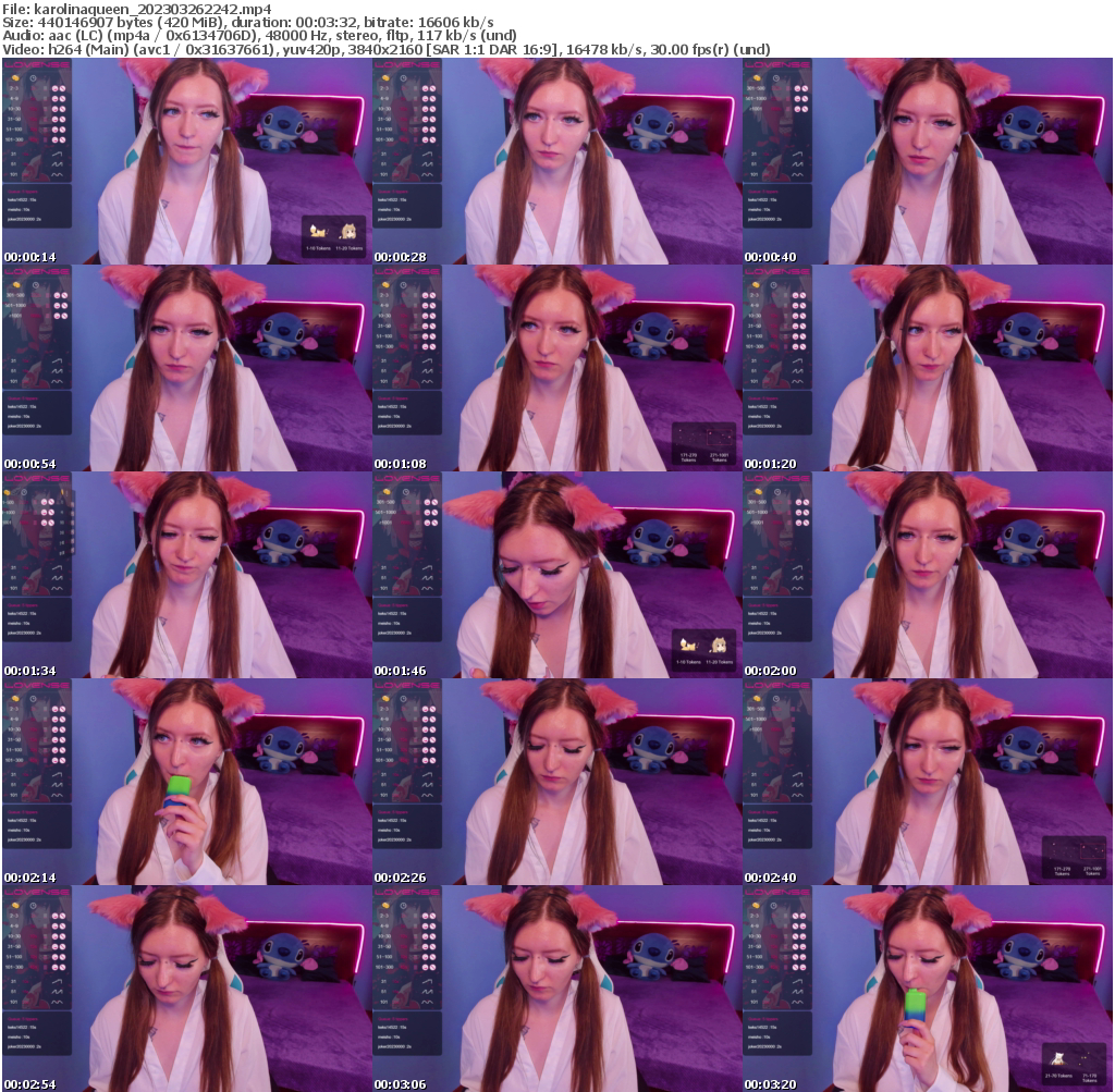 Preview thumb from karolinaqueen on 2023-03-26 @ bongacams