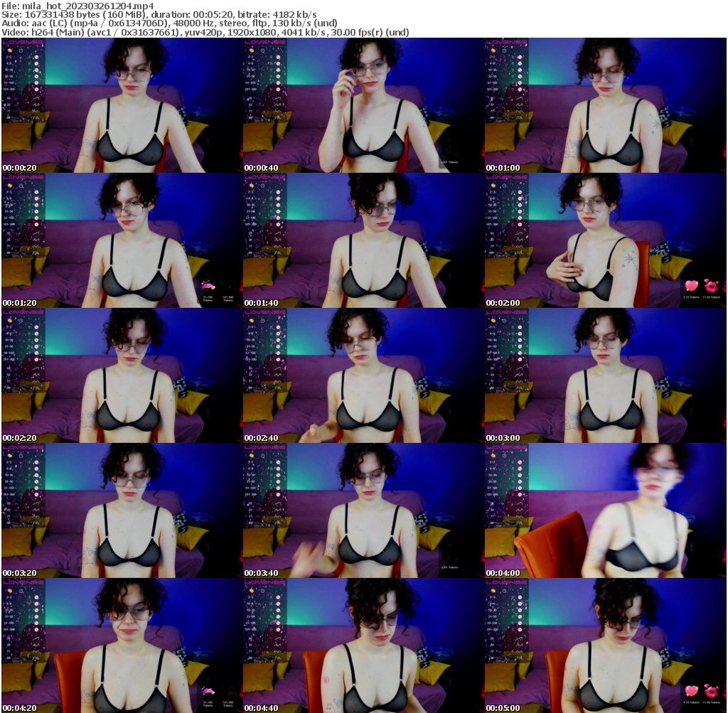 Preview thumb from mila_hot on 2023-03-26 @ bongacams