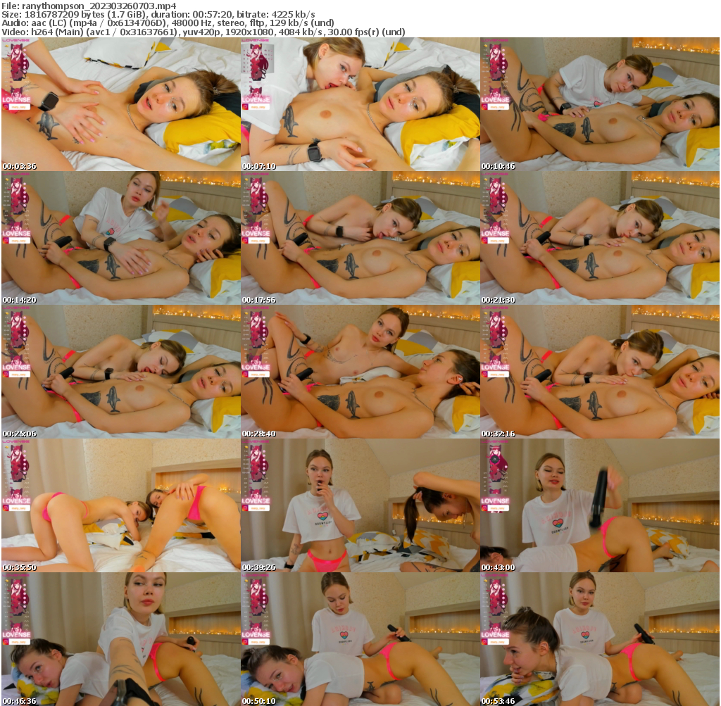 Preview thumb from ranythompson on 2023-03-26 @ bongacams