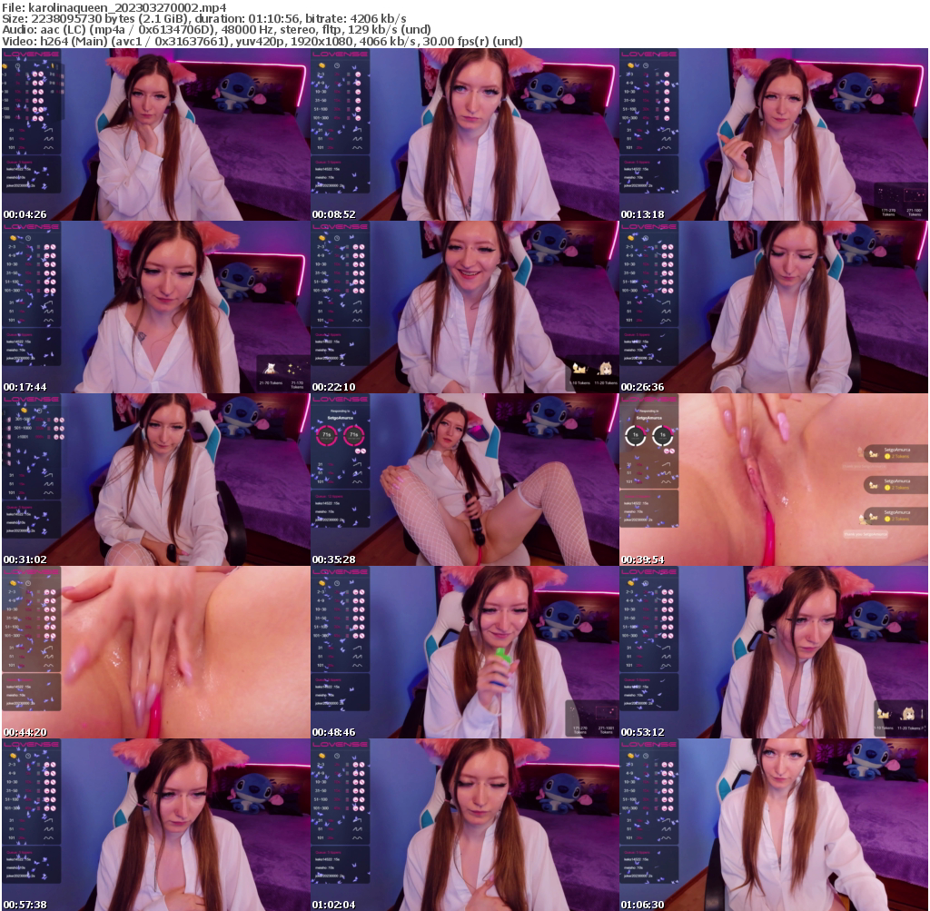 Preview thumb from karolinaqueen on 2023-03-27 @ bongacams