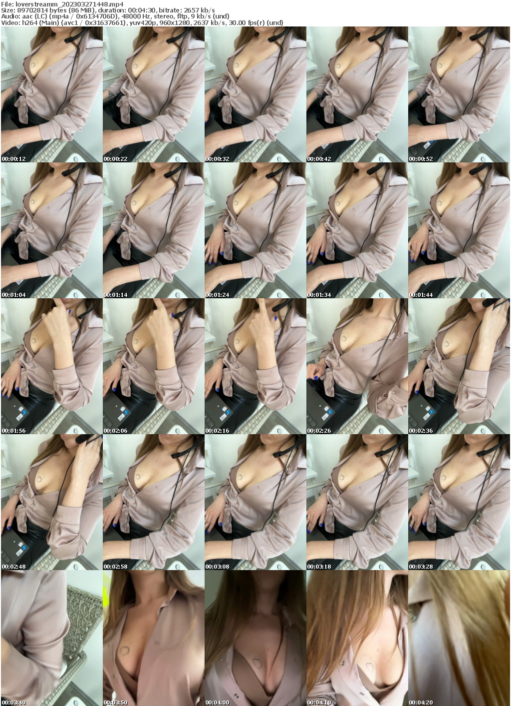 Preview thumb from loverstreamm on 2023-03-27 @ bongacams