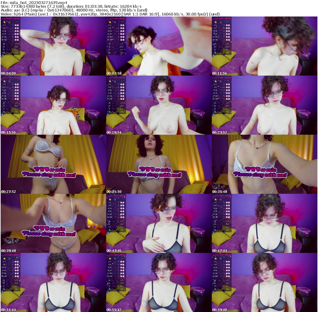 Preview thumb from mila_hot on 2023-03-27 @ bongacams