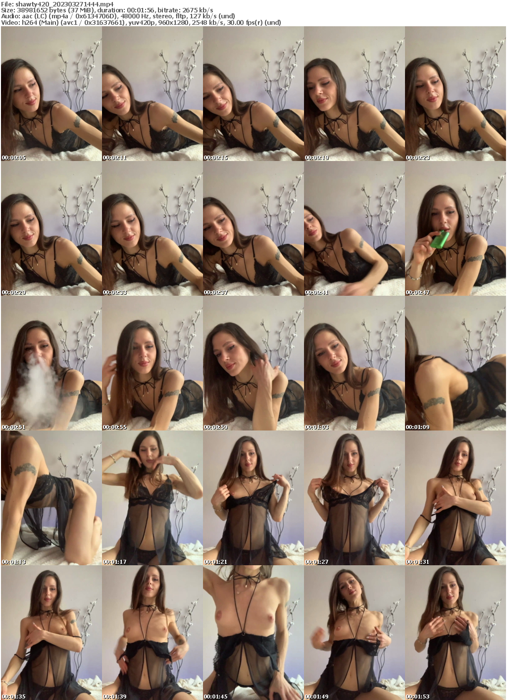 Preview thumb from shawty420 on 2023-03-27 @ bongacams