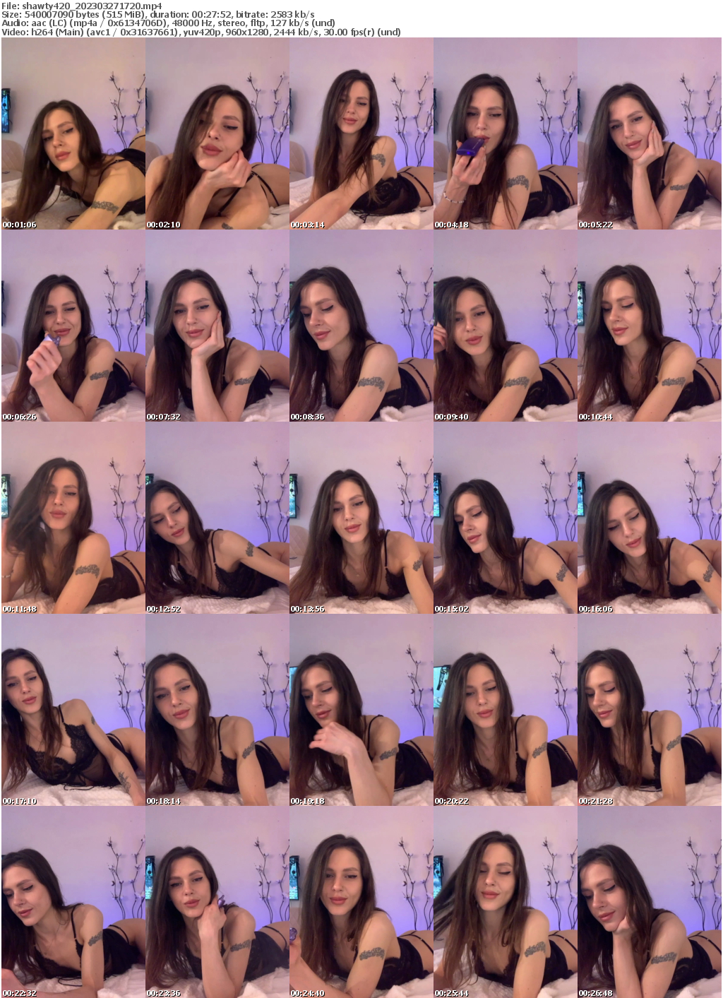 Preview thumb from shawty420 on 2023-03-27 @ bongacams