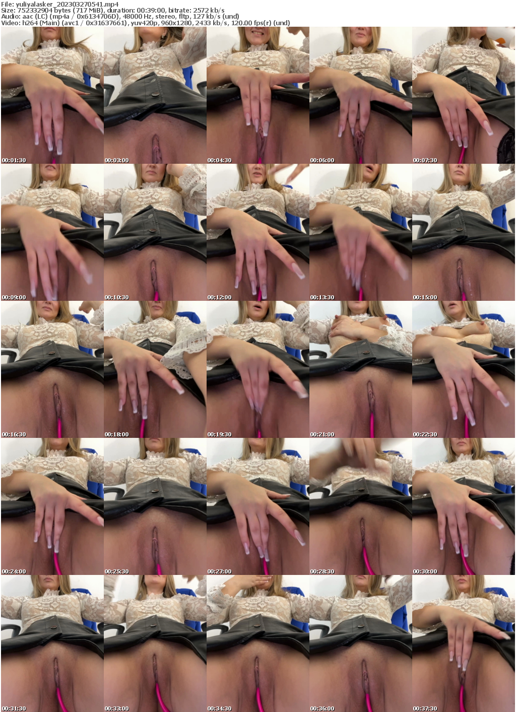 Preview thumb from yuliyalasker on 2023-03-27 @ bongacams