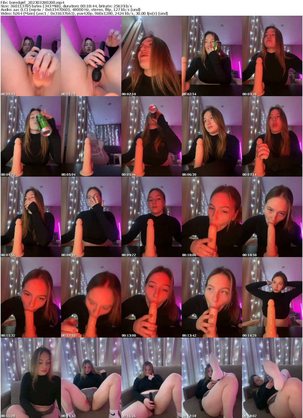 Preview thumb from boredgirl on 2023-03-28 @ bongacams