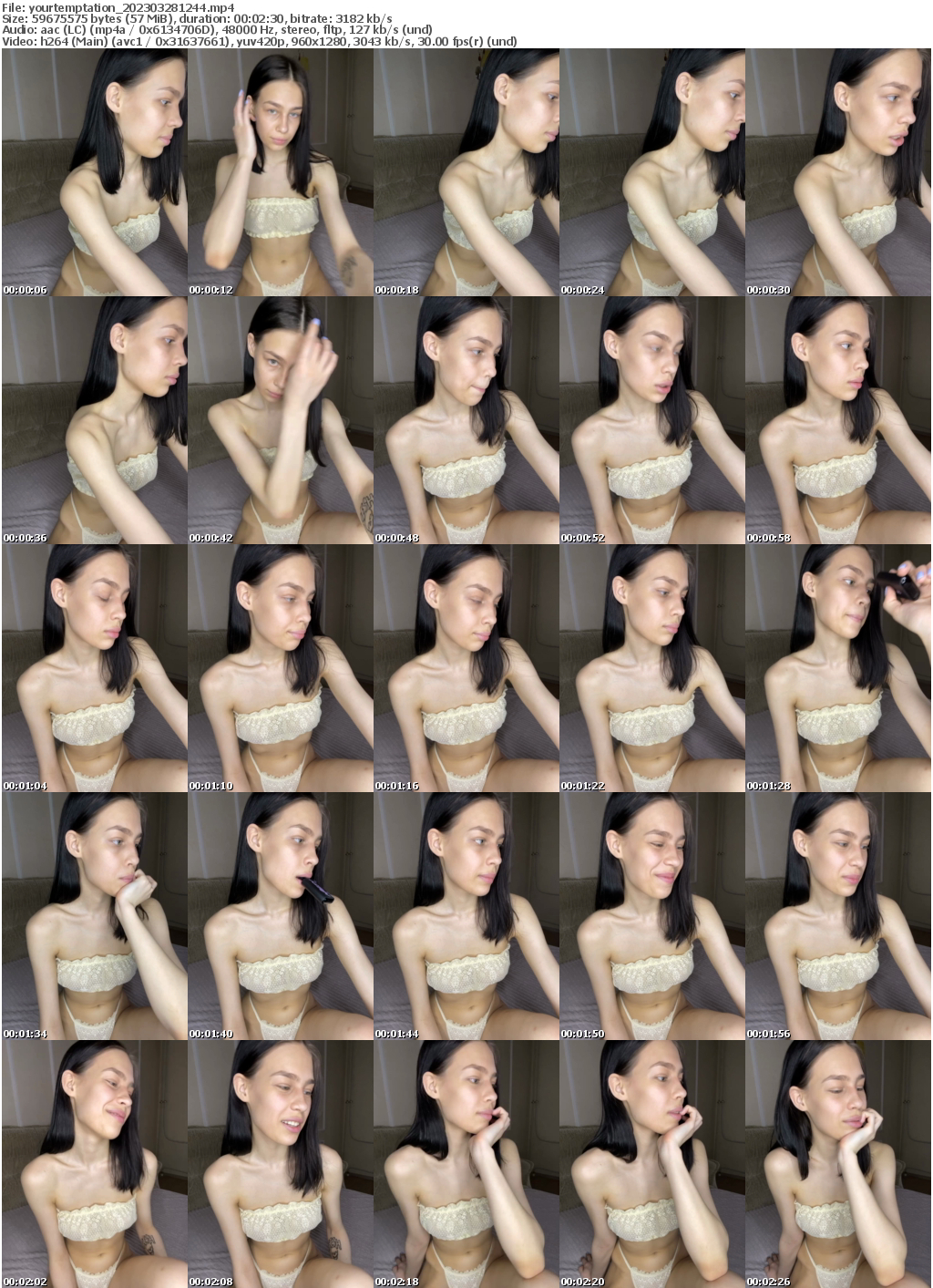 Preview thumb from yourtemptation on 2023-03-28 @ bongacams