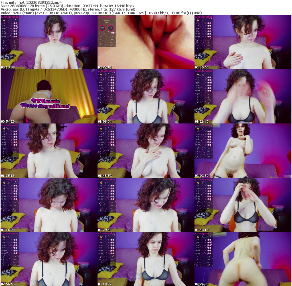 Preview thumb from mila_hot on 2023-03-29 @ bongacams