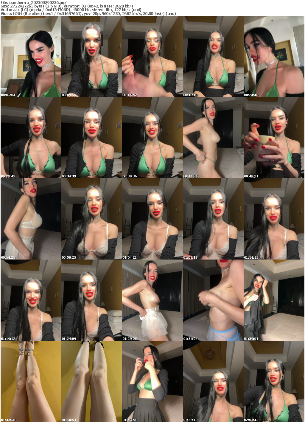 Preview thumb from pantherrra on 2023-03-29 @ bongacams