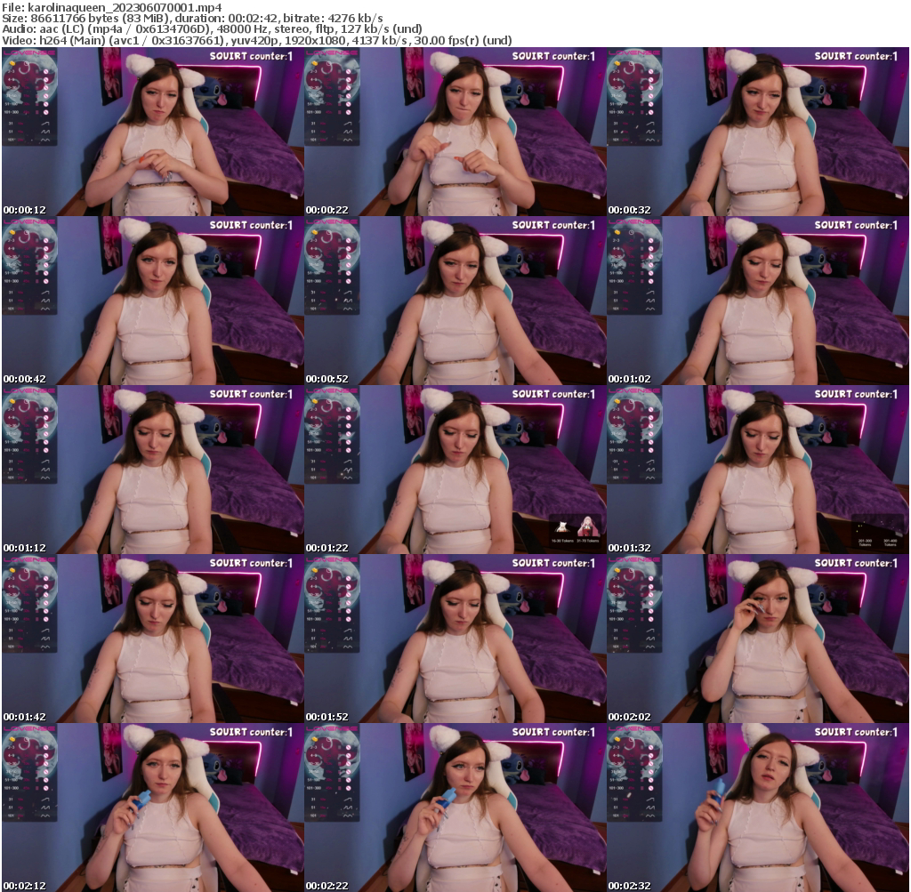 Preview thumb from karolinaqueen on 2023-06-07 @ bongacams