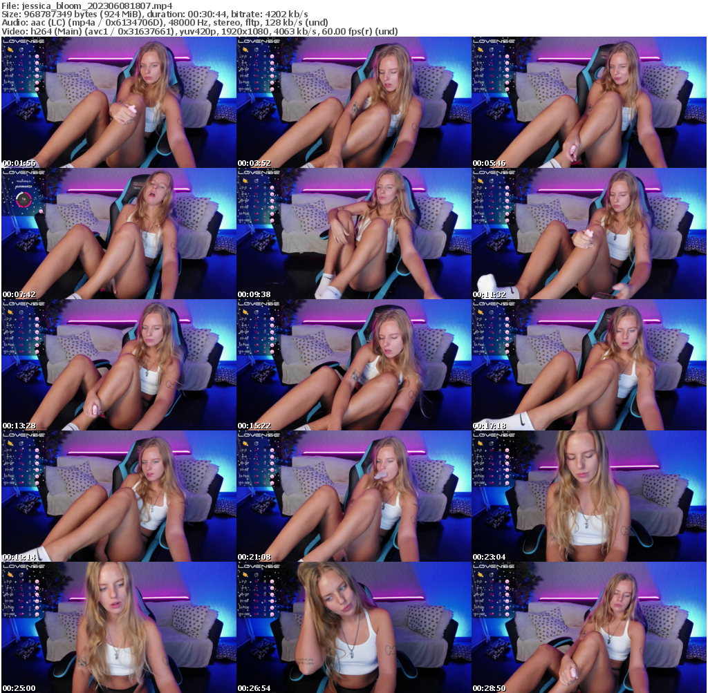 Preview thumb from jessica_bloom on 2023-06-08 @ bongacams