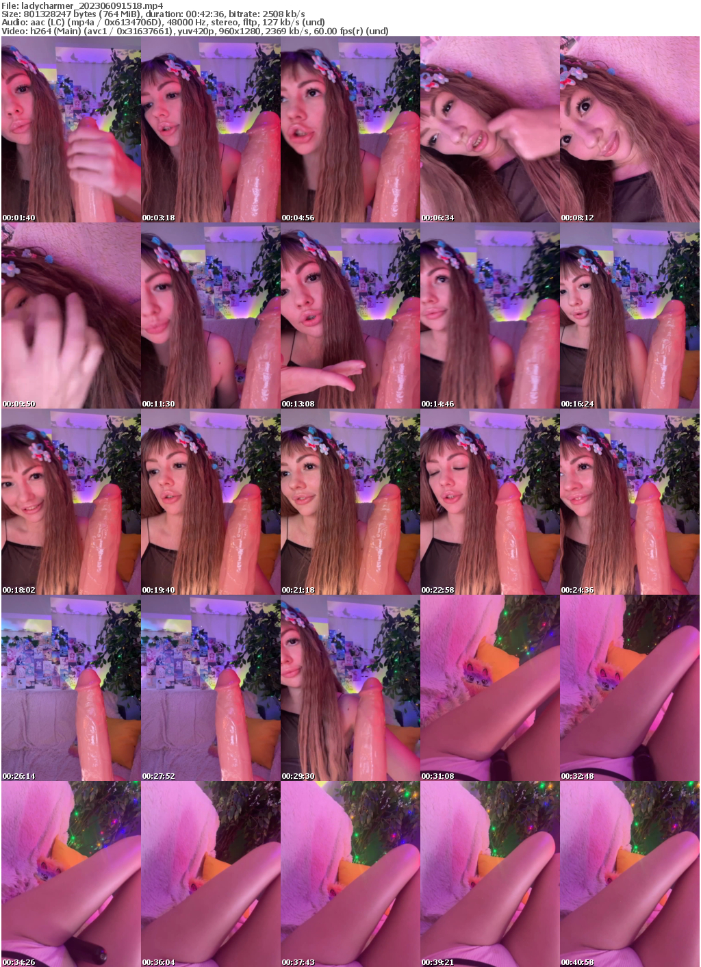 Preview thumb from ladycharmer on 2023-06-09 @ bongacams