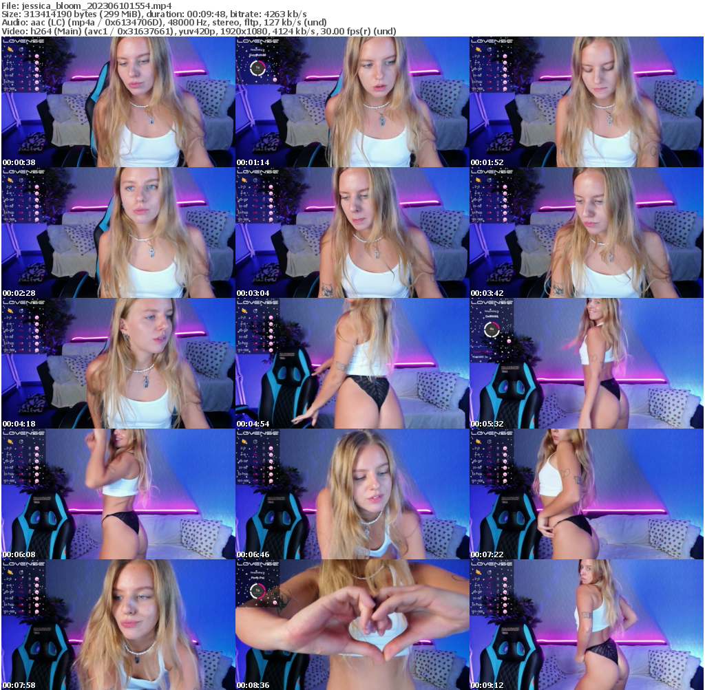 Preview thumb from jessica_bloom on 2023-06-10 @ bongacams