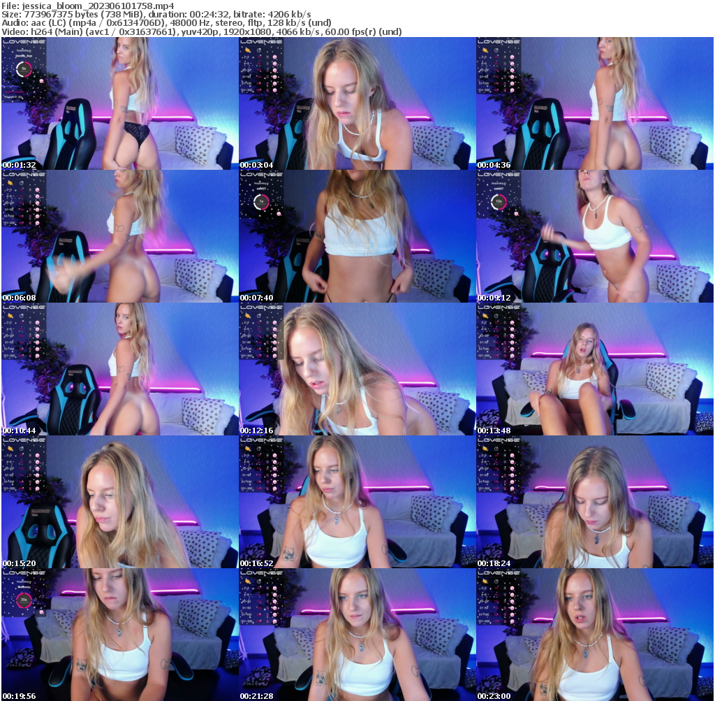 Preview thumb from jessica_bloom on 2023-06-10 @ bongacams