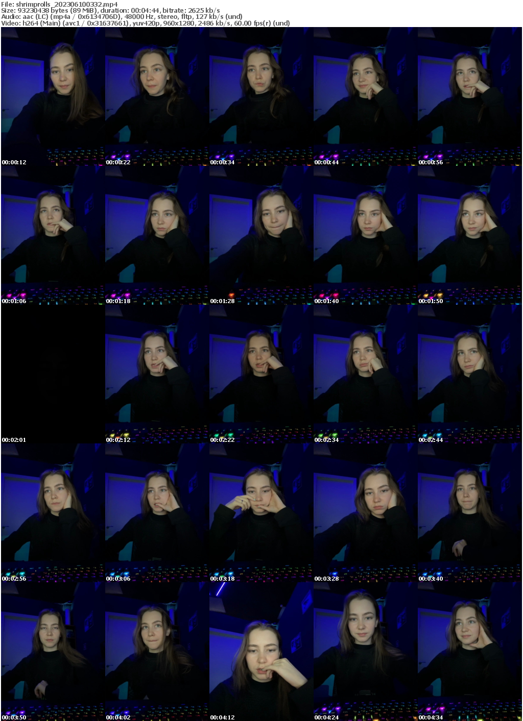 Preview thumb from shrimprolls on 2023-06-10 @ bongacams