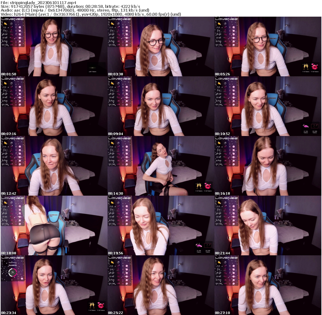 Preview thumb from strippinglady on 2023-06-10 @ bongacams