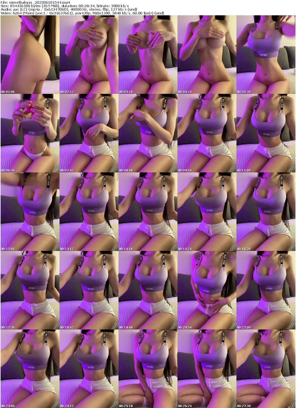 Preview thumb from sweetbabyxs on 2023-06-10 @ bongacams