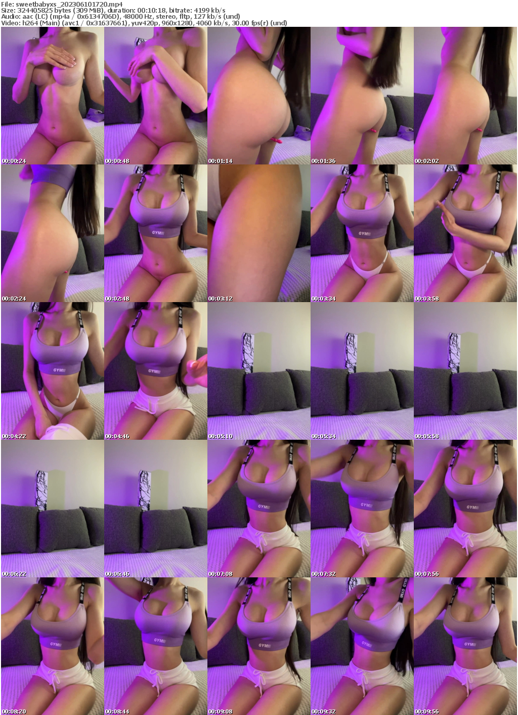 Preview thumb from sweetbabyxs on 2023-06-10 @ bongacams