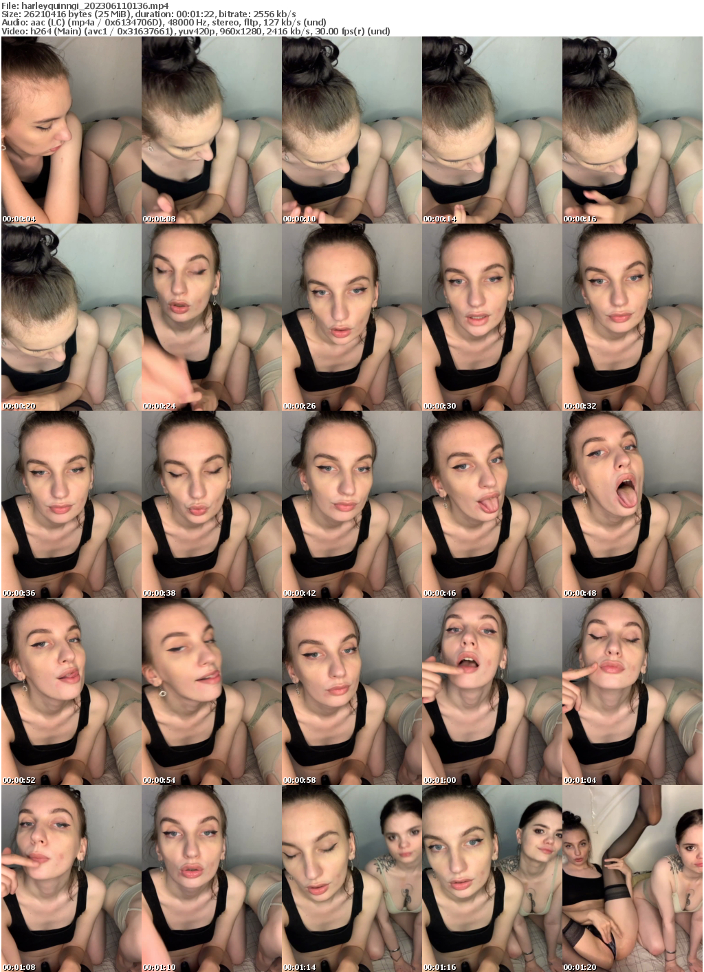 Preview thumb from harleyquinngi on 2023-06-11 @ bongacams